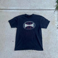 Vintage 2000s independent Y2K skater biker black t shirt mens meduim