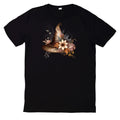 Watercolour Boho Witches Motif Cotton T-Shirt