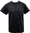 MENS T-SHIRT BAPHOMET PENTAGRAM SATANTIC OCCULT CHURCH OF SATAN GOAT GOTH DEVIL