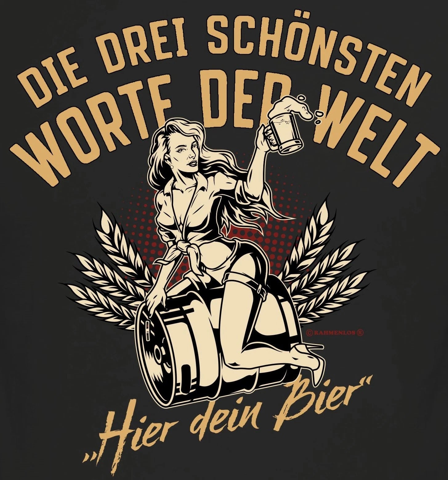 Funny Men's T-Shirts Here Your Beer Humorous Men's Gifts Quote Shirts