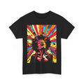 RETRO FEMALE AFRO BLACK POPART EXOTIC TEE TSHIRT SHIRT GIFT MEN WOMEN VINTAGE 70