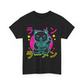 Kawaii Cat Shirt, Japanese Food Lovers Cat Eating Ramen Kitten T-shirt