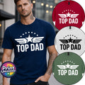 Classic Top Dad Tee Funny Dad T Shirt Retro Print Father’s Day Gift for Dad Tee