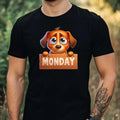 Mens Monday Animal Print Cotton T-Shirt Size XS to 5XL