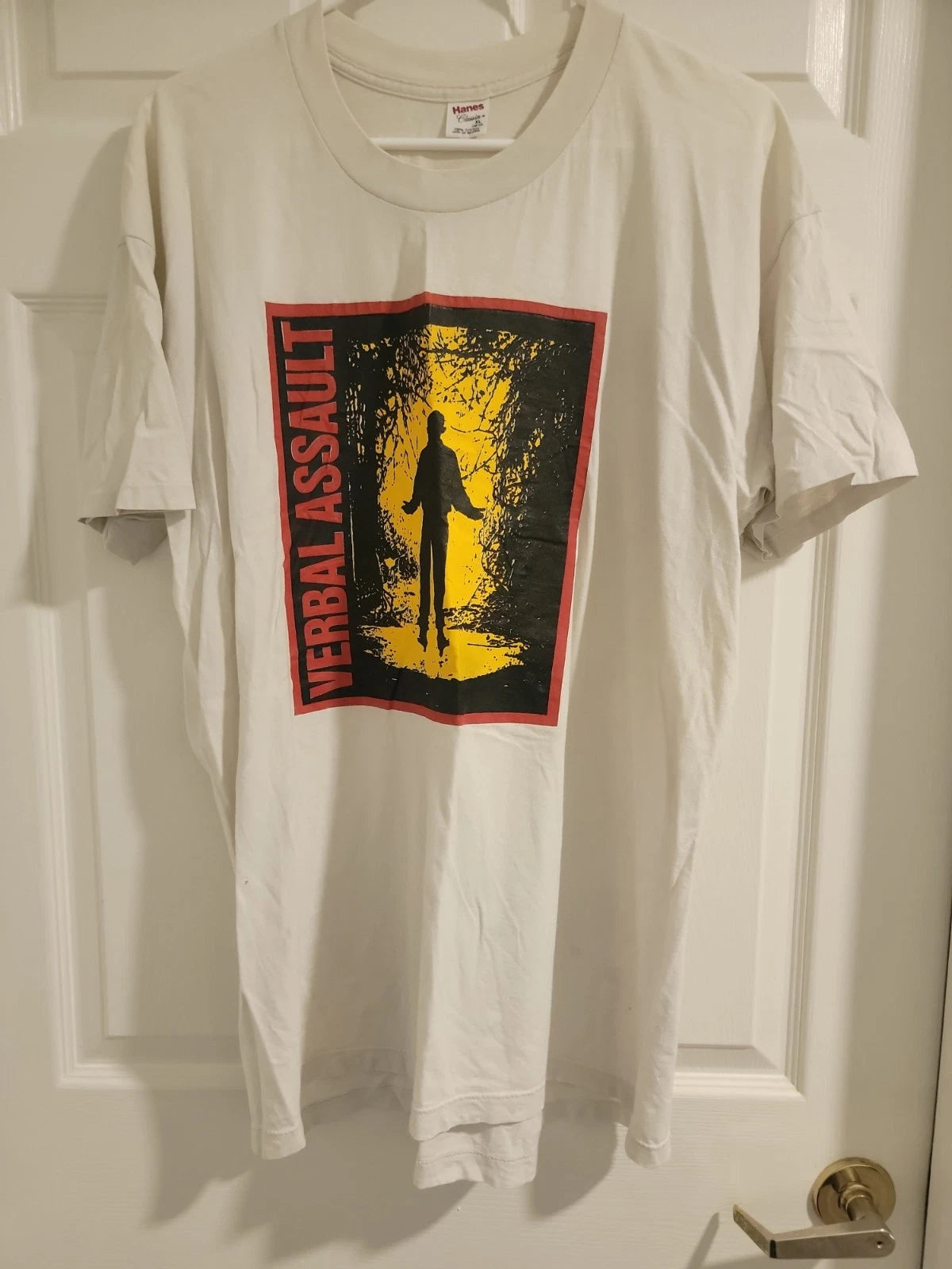 Verbal Assault vintage original 1989 T-Shirt size XL Hardcore