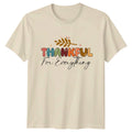 Thankful For Everything Womens T-Shirt Boho Thanksgiving Gift For Her