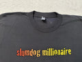 Vintage 2000s Y2K Slumdog Millionaire Movie Promo Film Release T-Shirt, S NEW