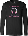 Gamer Girl Funny Quote Gaming Video Games Teens Firends Family Gift T-Shirt