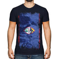 GUAM GRUNGE FLAG MENS T-SHIRT TEE TOP GUÅHÅN GUAMBAT GUAMANIAN SHIRT FOOTBALL