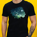 Mens Frog Motif Cotton T Shirt Size XS to 5XL
