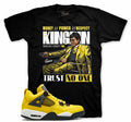 Shirts To Match Jordan 4 Lightning Retro 4 Sneaker Tees - Trust Issues Shirt