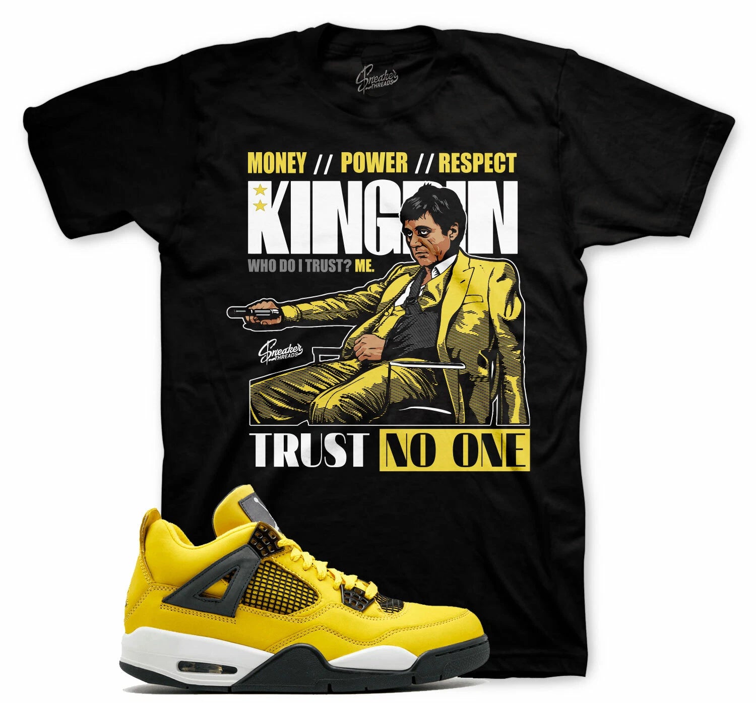 Shirts To Match Jordan 4 Lightning Retro 4 Sneaker Tees - Trust Issues Shirt