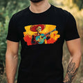 Mens Mariachi Skeleton Print Cotton T-Shirt Size XS to 5XL
