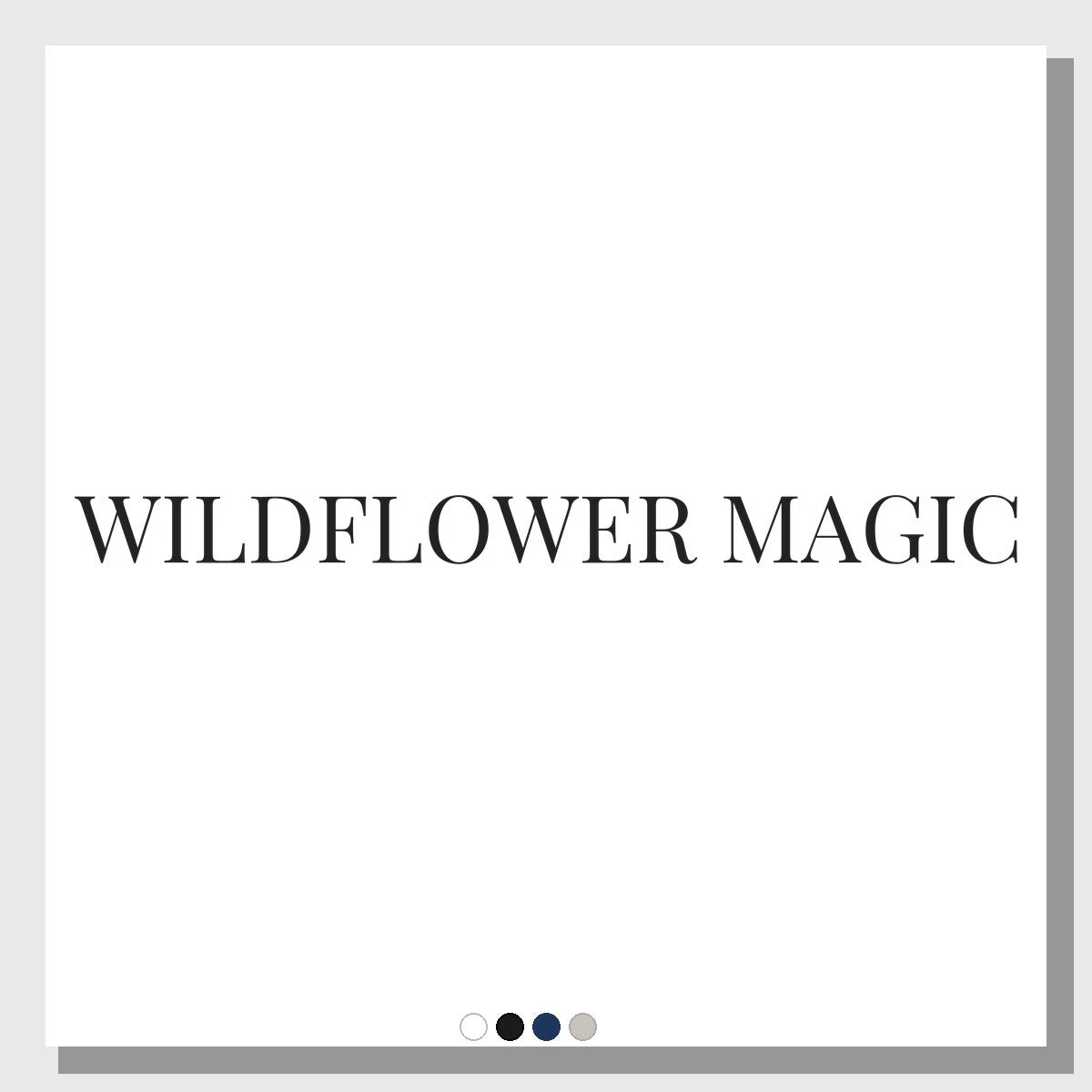 Cottagecore Wildflower Magic Minimalist Tee