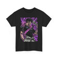 Dark Anime Style Warrior Skull T-Shirt Cursed Spirit Gothic Graphic Tee Men