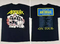Anthrax On Tour 1987 T-Shirt, 80S Anthrax Heavy Metal Band Shirt, Double Sides