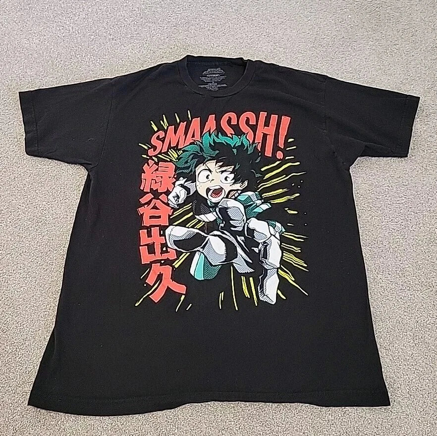 My Hero Academia Anime T Shirt All Might Boku Manga AOP All Over Print Large