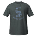 WTF Where's the Fish? T-Shirt - Funny fishing shirt for fishermen and anglers