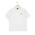 North Face Graphic T-Shirt Mens Size S Cream Outdoor Logo Cotton