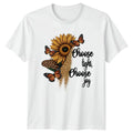 Choose Light Choose Joy Womens T-Shirt Affirmation Inspirational