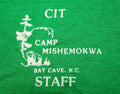 M * thin vtg 80s BAT CAVE North Carolina CAMP MISHEMOKWA screen stars t shirt