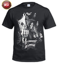 Official Game Over T Shirt Reaper Skull Goth Card Poker Ace Metal Rock music Top