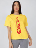 Pop Tie T-Shirt Kiss All The Time Disco Occasionally Merch Tour Concert Y2K 90s