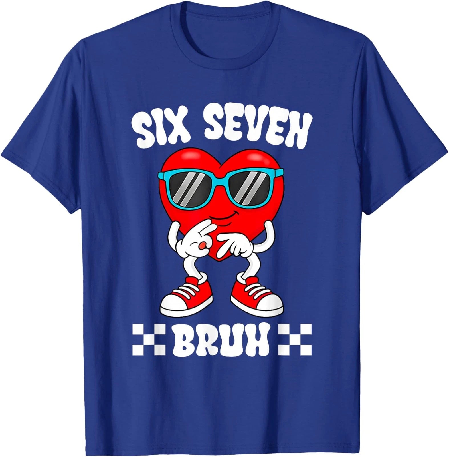 Funny Heart 67 Bruh Valentine Six Seven Meme Unisex T-Shirt