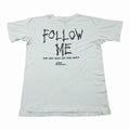 Vintage 90s No Fear Follow Me T Shirt Men’s Large White Distressed Thrashed