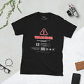 Short-Sleeve Funny Sarcastic Adult Humor Warning Graphic T-Shirt