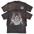 Death Mens Rust Heavyweight 240gsm Vintage T-Shirt Skull Gothic Gift For Him