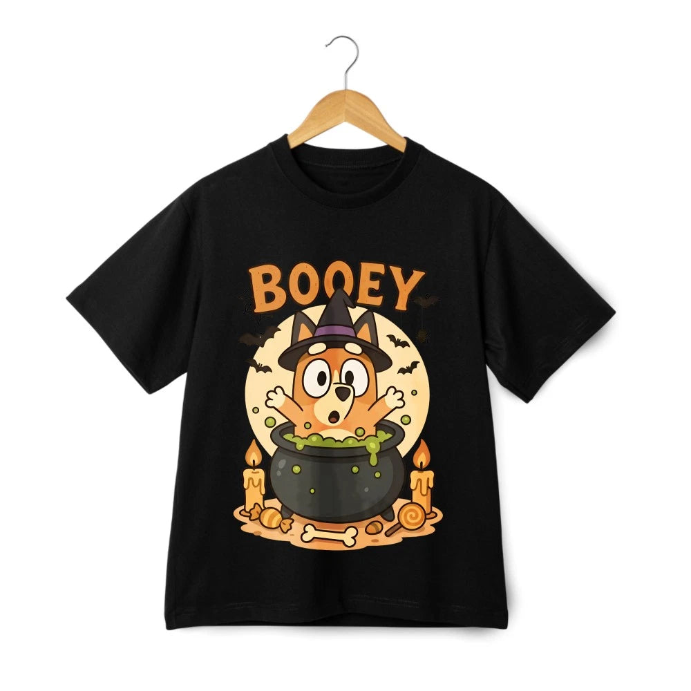 Halloween Funny Wizard Bingo Printed T -Shirt|Casual Short - Sleeved