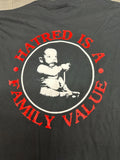 BUZZOVEN Family Value 2 Sided Band Music Concert Black T Shirt  Medium