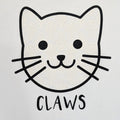 Alta Gracia Cat Graphic Long Sleeve T Shirt White Minimalist Claws Size L