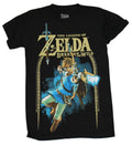 Legend of Zelda New Adult T-Shirt - Breath of the Wild Archer  Gold Border Link