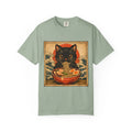 Cat Ramen Kawaii Anime Graphic T-Shirt - Funny Japanese Style Cat Lovers Gift