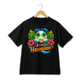 Retro Washed Cotton T-Shirt Vintage Hawaiian Sunglasses Tropical Casual Top