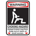 Warning Choking Hazard Large Parts Funny T Shirt M to 6XL