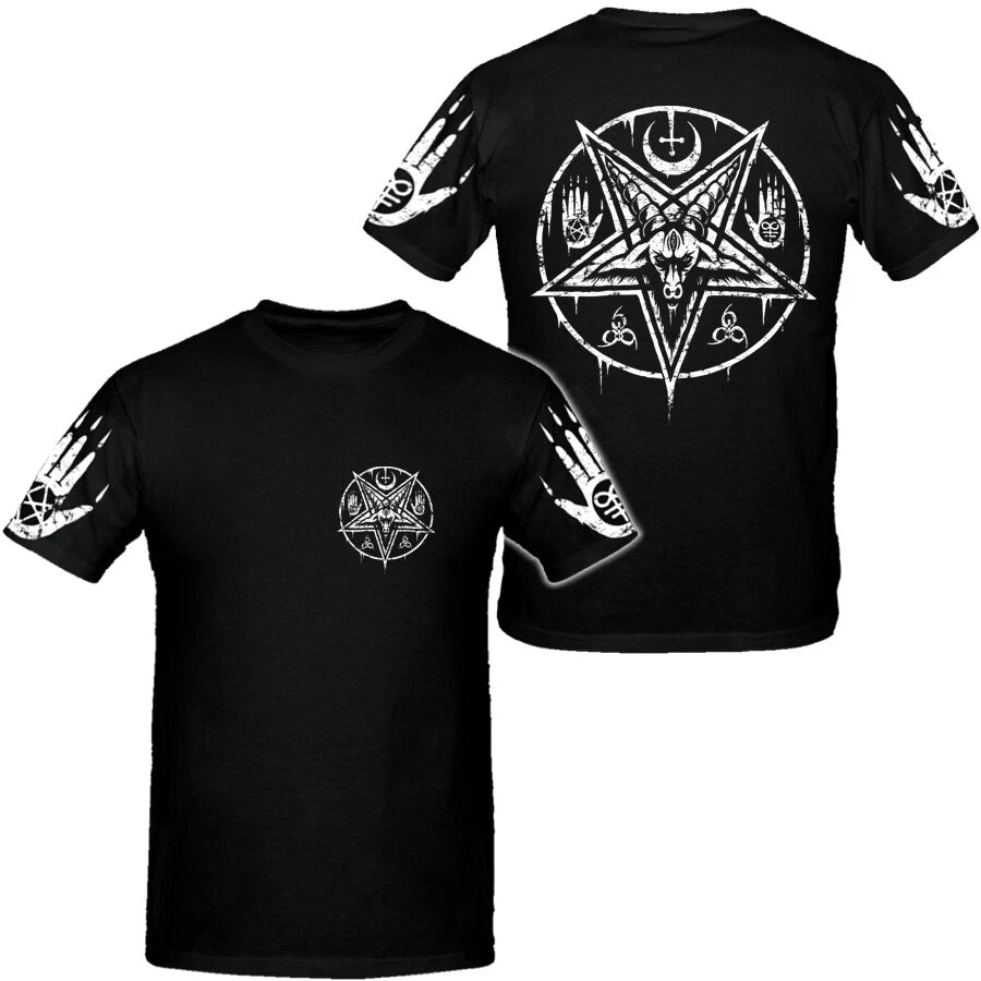 Occult Pentagram Baphomet - II T-Shirt, Satan, Satanic, Venom, Devil, Gothic