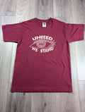 Vintage Burgundy United We Stand Graphic T-Shirt Fruit of the Loom Heavy Cotton