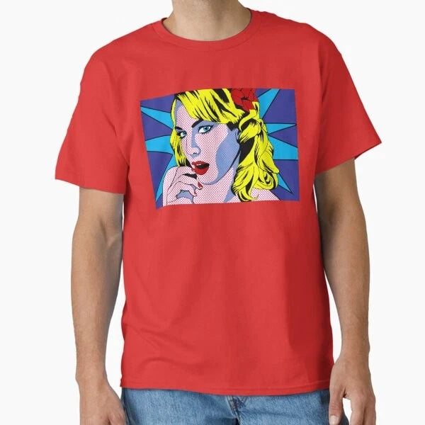 Pop Art Girl Classic T-Shirt T-Shirt Made in US/AUS Size S-2XL