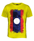 LAOS GRUNGE FLAG MENS T SHIRT TEE SHIRT XS S M L XL 2XL 3XL 4XL 5XL