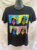THE NOTORIOUS B.I.G. Men’s Graphic T-Shirt~SMALL~Cotton S/S BLACK Pop-Art