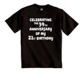 Celebrating 60th T-Shirt funny mens 60th birthday gift tee unisex cotton sixty