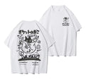 Men XL Cartoon T-Shirts 2024 Summer Harajuku Kawaii Cat Printed Short Sleeve