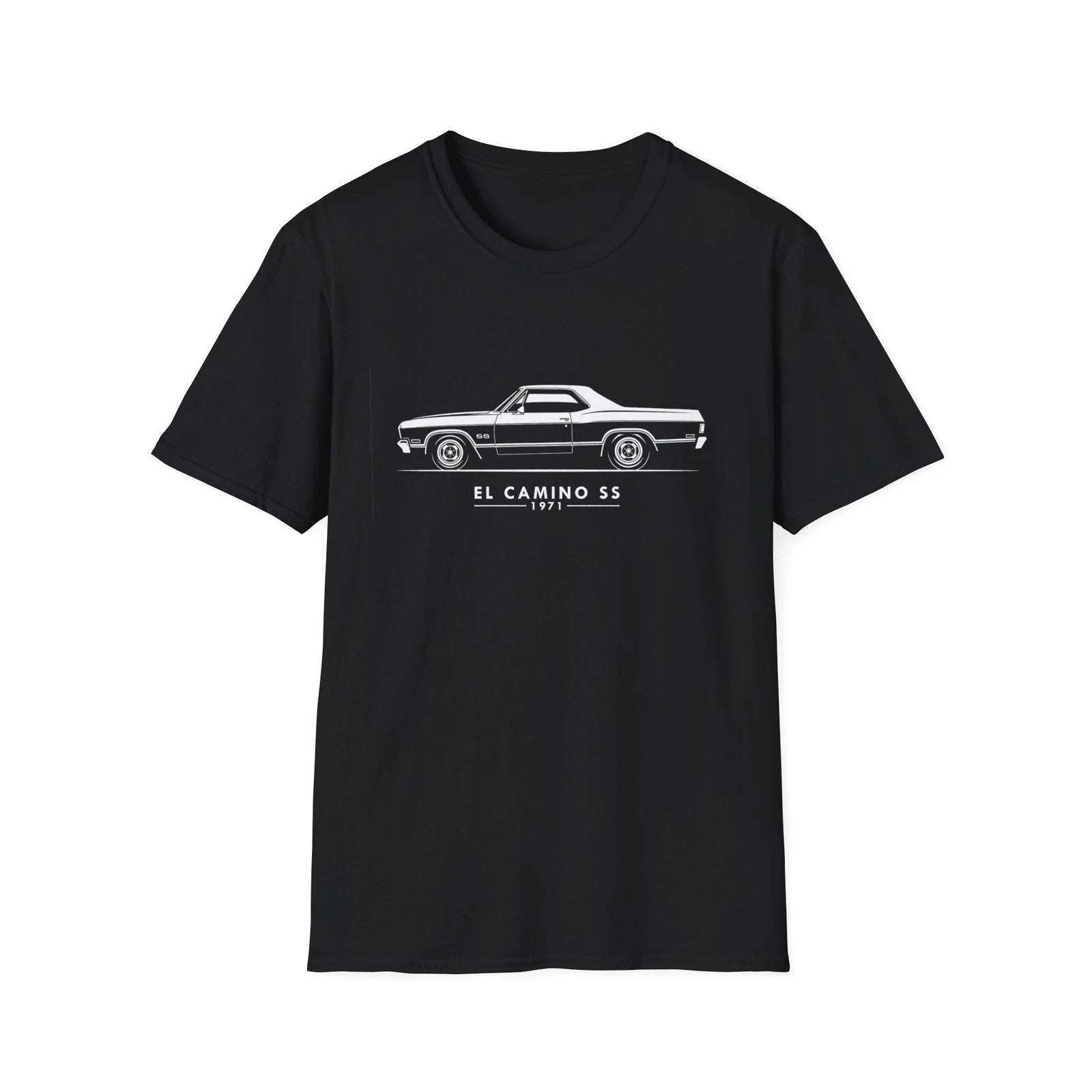 1971 El Camino SS Classic Muscle Truck Minimalist T-Shirt