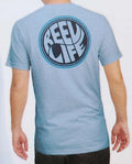 Reel Life Men's Soft Lightweight Short Sleeve Essential Graphic Tee Large NWT