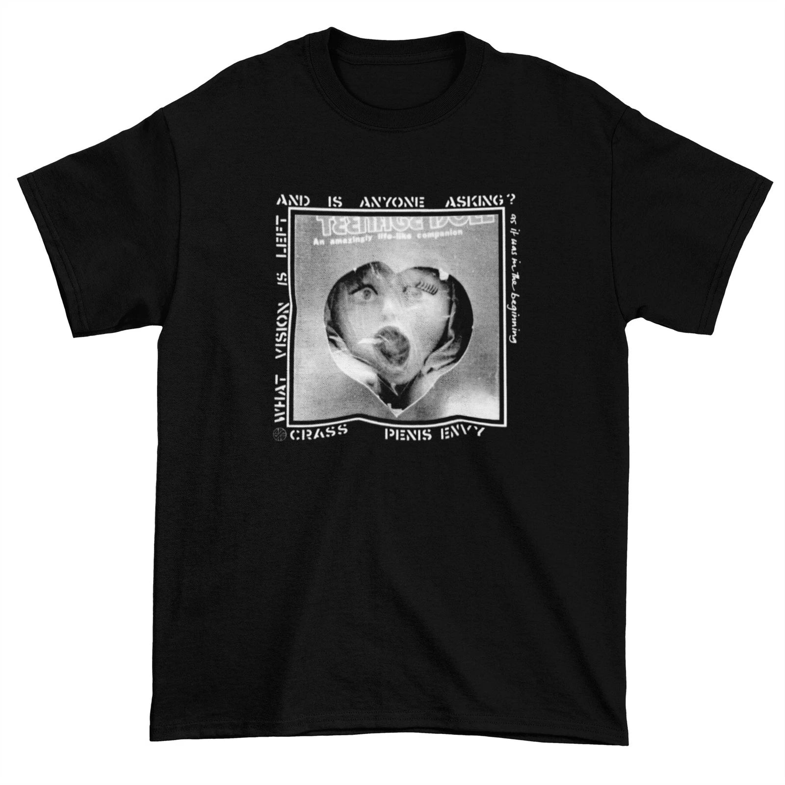 Crass Penis Envy Men's T-Shirt - Hardcore Punk Anarchist