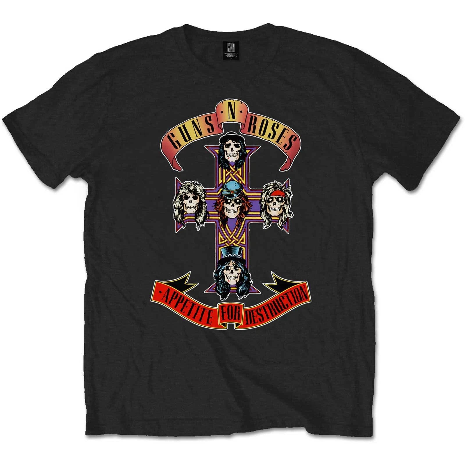 * Guns & Roses Appetite for Destruction (Plus Size)  Official Licensed T-shirt *