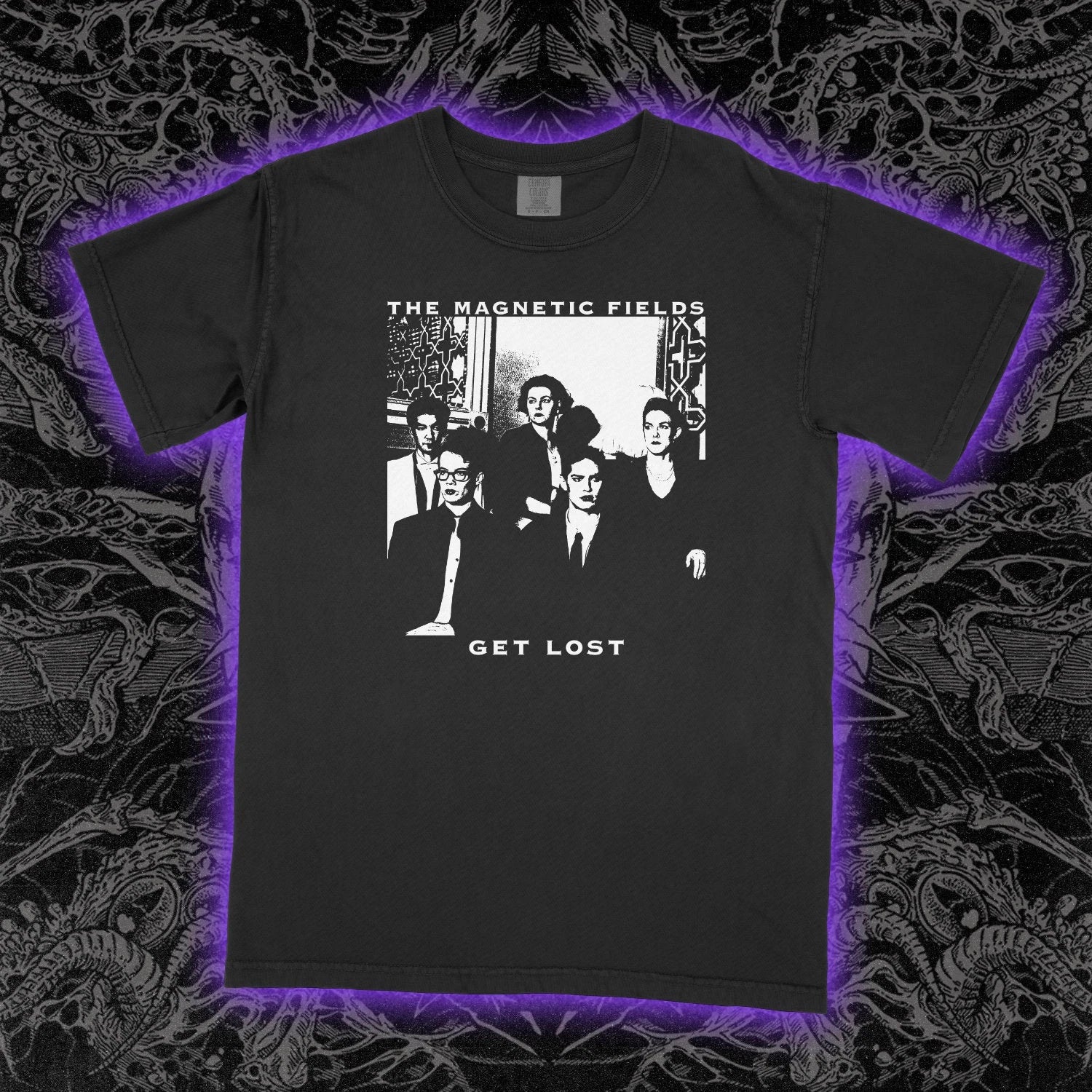 Magnetic Fields Get Lost T-Shirt Indie Pop Album Graphic Band Tee Unisex Soft